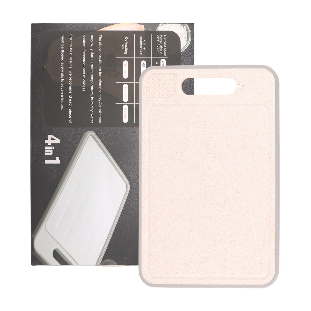 Hoshina™ 4in1多機能まな板｜切る・研ぐ・おろす・解凍