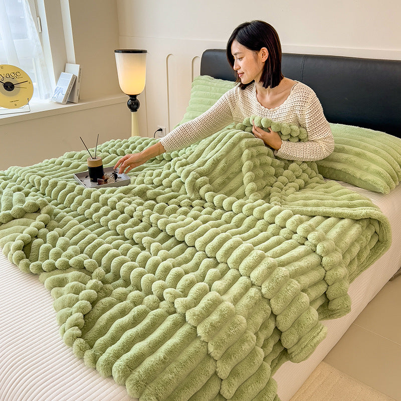 Hoshina™ うさぎ風ふわふわブランケット